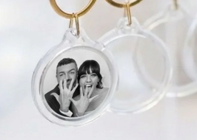 Llavero personalizado de boda